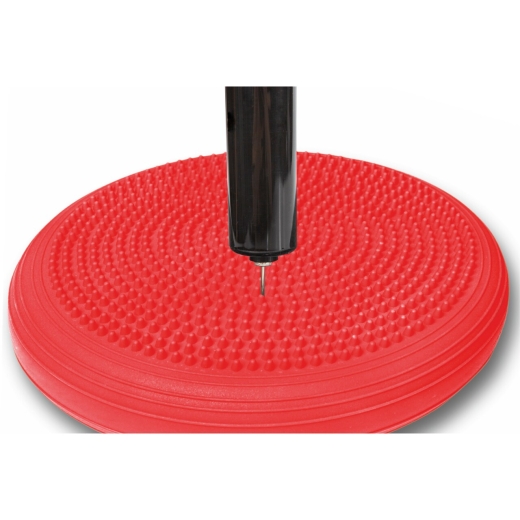 Czerwony dysk sensoryczny z pompką